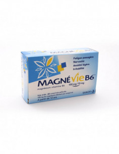 MAGNEVIE B6 100mg/10mg, comprimé pelliculé - 60 comprimés
