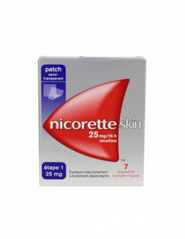 NICORETTESKIN 25 mg/16 heures,...