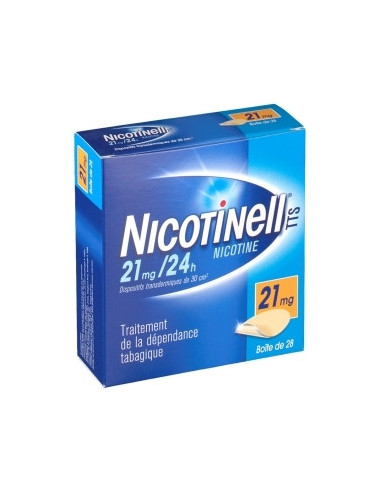 NICOTINELL TTS 21 mg/24 h, dispositif transdermique  - 28 patchs