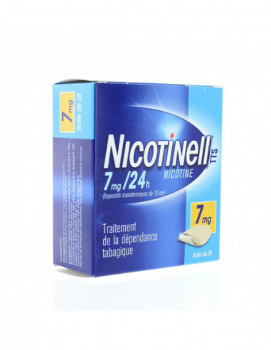 NICOTINELL TTS 7 mg/24 h, dispositif transdermique  - 28 patchs