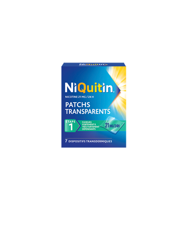 NIQUITIN 21 mg/24 heures, dispositif transdermique - 7 patchs