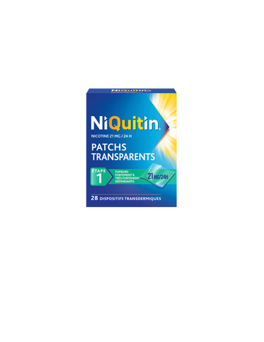 NIQUITIN 21 mg/24 heures, dispositif transdermique- 28 patchs