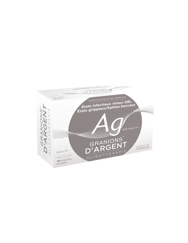 GRANIONS D'ARGENT 0,64 mg/2 ml, solution buvable - 30x2ml