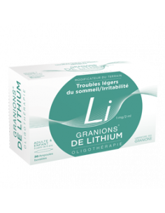 GRANIONS DE LITHIUM 1 mg/ 2...