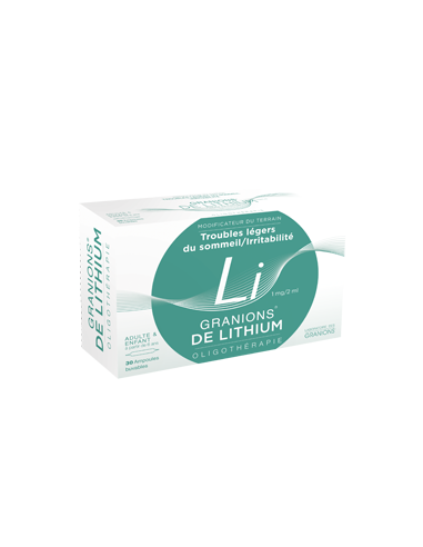GRANIONS DE LITHIUM 1 mg/ 2 ml,...