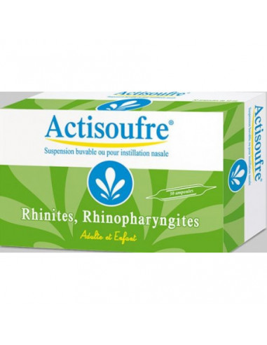 ACTISOUFRE 4 mg/50 mg par 10 ml,...