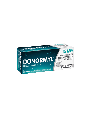 DONORMYL 15 mg - 10 comprimés effervescents sécables