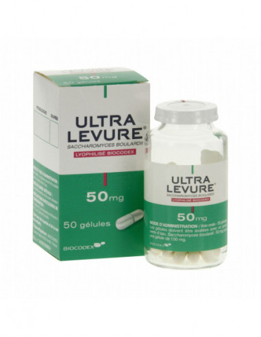 ULTRA-LEVURE 50 mg - 50 gélules