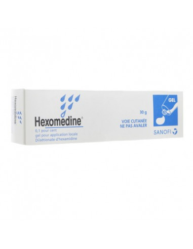 HEXOMEDINE 0,1 POUR CENT, gel pour application locale - 30g