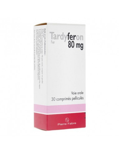 TARDYFERON 80 mg - 30 comprimés pelliculés