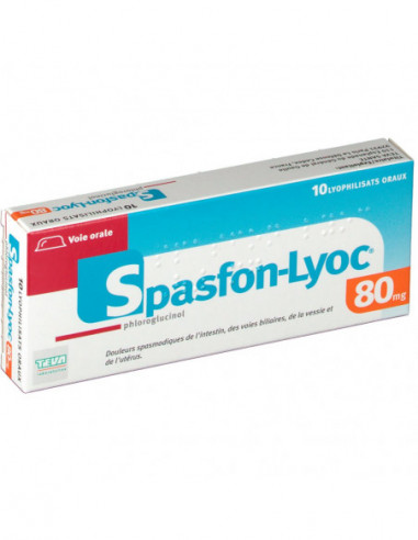 SPASFON LYOC 80 mg, lyophilisat oral - 10 lyophilisats