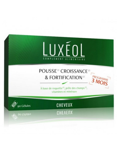 Luxéol Pousse  Croissance & Fortification - 90 gélules