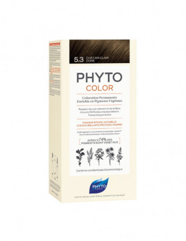 Phyto PhytoColor Coloration Permanente Coloration : 5.3 Châtain Clair Doré