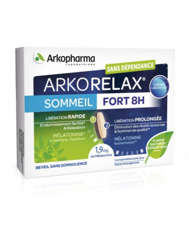 ARKORELAX® Sommeil FortT 8H - 15 comprimés