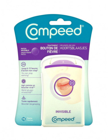 Compeed Patch Bouton de Fièvre Invisible