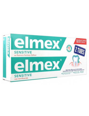 Elmex Dentifrice Sensitive Professional - 2 x 75 ml