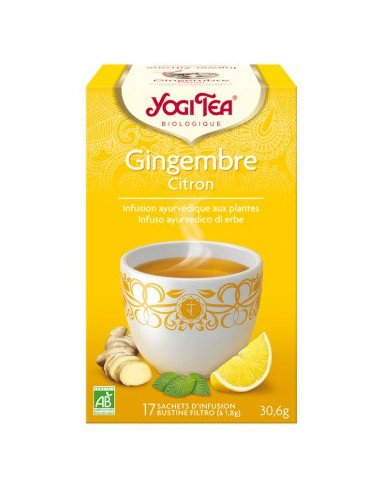 Yogi Tea Gingembre Citron - 17 sachets