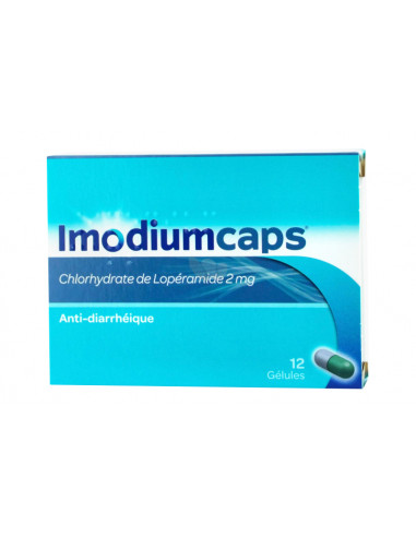 IMODIUMCAPS 2 mg, gélules - 12 gélules