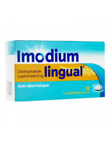 IMODIUMLINGUAL 2 mg, lyophilisat oral - 12 lyocs