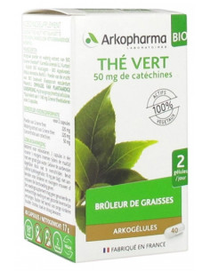 Arkopharma Arkogélules Thé Vert Bio - 40 Gélules 