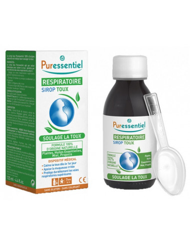 Puressentiel Respiratoire Sirop Toux - 125 ml 