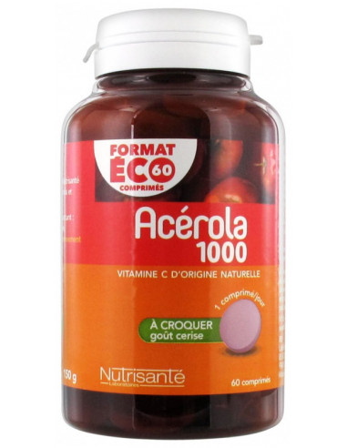 Acérola 1000 - 60 Comprimés