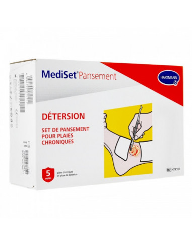 Mediset Pansement Détersion - 5 blisters
