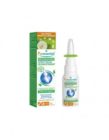 Puressentiel Spray nasal décongestionnant allergies Bio - 30ml