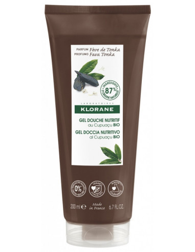 Klorane gel douche nutritif Fève de Tonka - 200ml