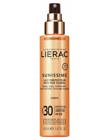 Lierac Sunissime Lait Protecteur Anti-Âge Global SPF30 - 150ml