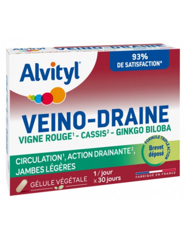 Alvityl Veino-Draine - 30 Gélules