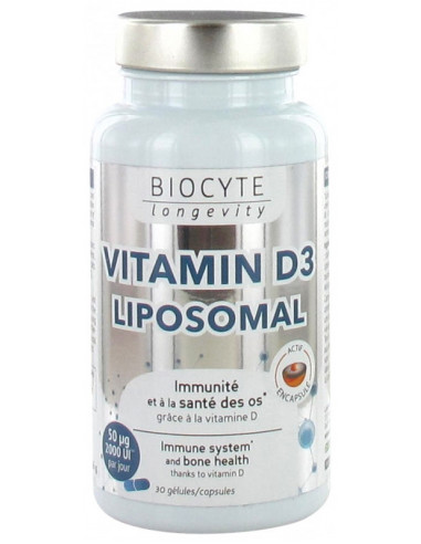 Biocyte Longevity Vitamin D3 Liposomal - 30 Gélules