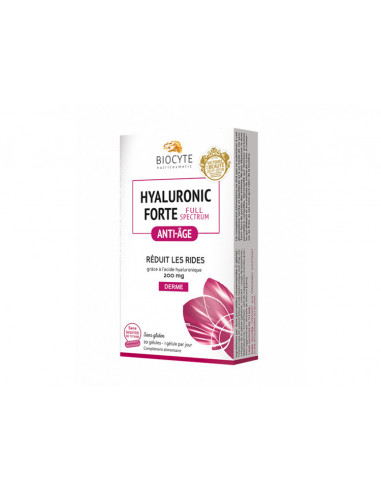 Biocyte Hyaluronic Forte Full Spectrum Anti-Âge - 30 gélules