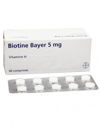 BIOTINE BAYER 5MG