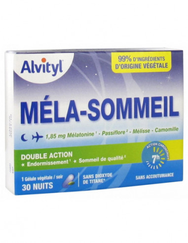 Alvityl Méla-Sommeil Nuit - 30 Gélules