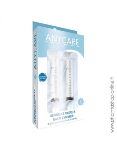 ANYCARE  Seringues Nasales – 2 unités 