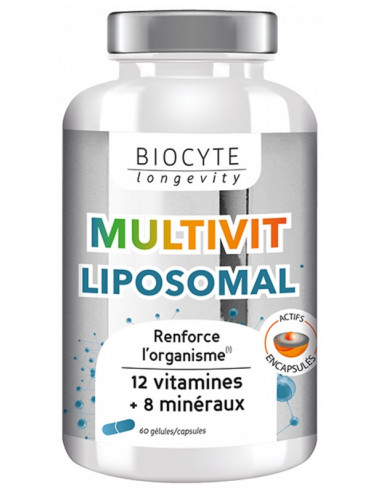 Biocyte multivit liposomal - 60 gélules