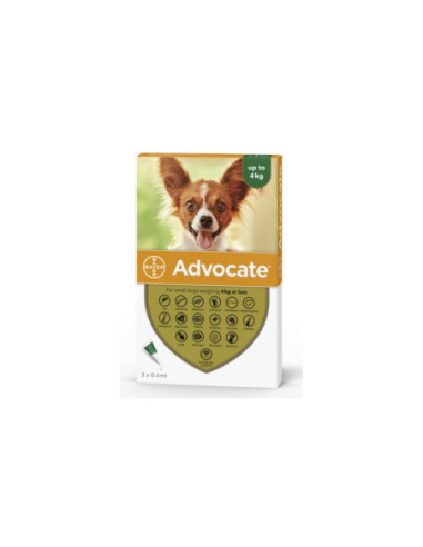 Advocate Petits Chiens de 4kg - 3...
