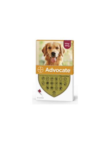 Bayer Advocate Grands Chiens 10 à 25...