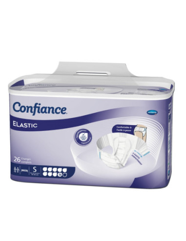 Hartmann Confiance Elastic Changes complets Taille S 9 Gouttes - 26 changes complets