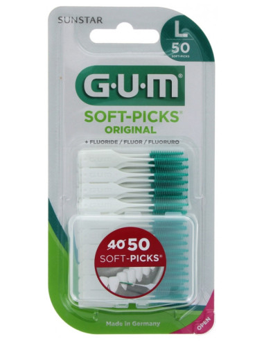 GUM Soft-Picks Original - 50 Unités