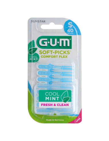 Gum Soft Picks Comfort Flex - 40 bâtonnets interdentaires