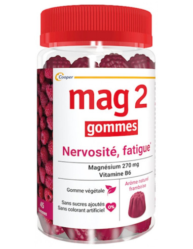 Mag 2 Gommes Nervosité Fatigue...