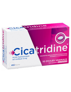 HRA Pharma Cicatridine Ovules Vaginaux - 10 unités 