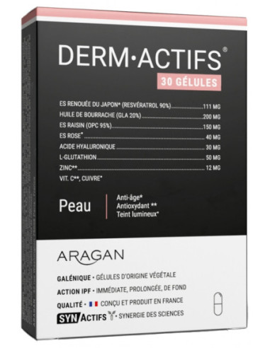 Aragan Synactifs DermActifs - 30 Gélules