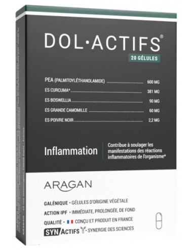 Aragan Synactifs DolActifs - 20 Gélules Aragan Synactifs DolActifs - 20 Gélules