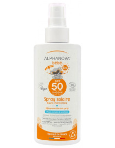 Alphanova Bébé Sun Spray SPF50 Bio - 125 g