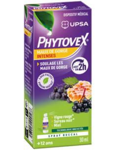 UPSA Phytovex Maux de Gorge Intenses Spray Buccal - 30 ml