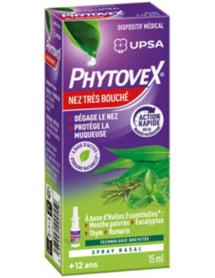 UPSA Phytovex Nez Très Bouché Spray Nasal - 15 ml