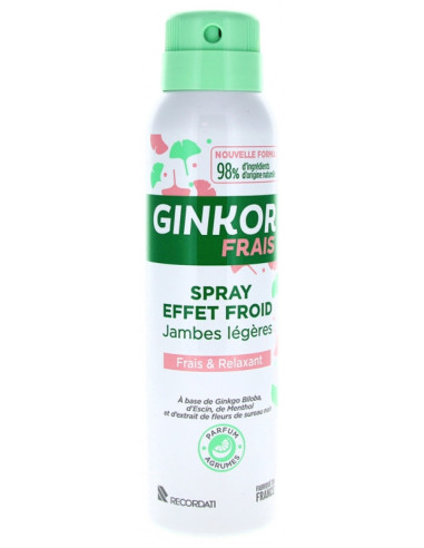 Ginkor Frais Spray Effet Froid Jambes...